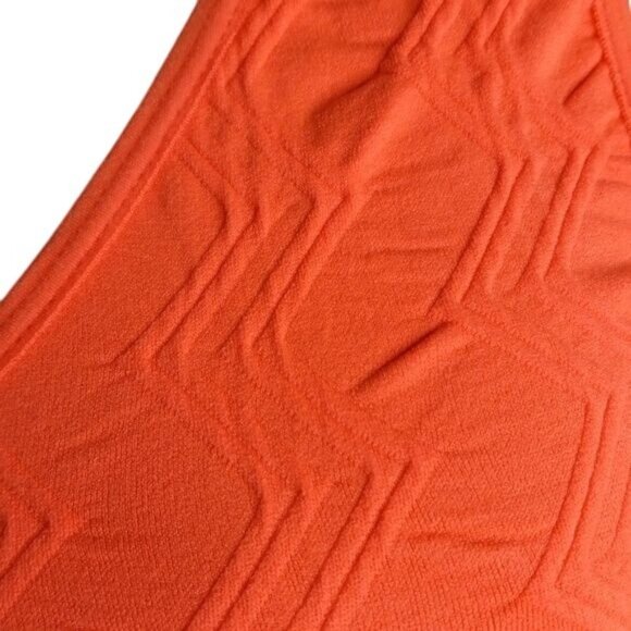 Hot Soup Size Medium Tank Top Reversible Orange Sleeveless Scoop V Neck NEW - Picture 7 of 11